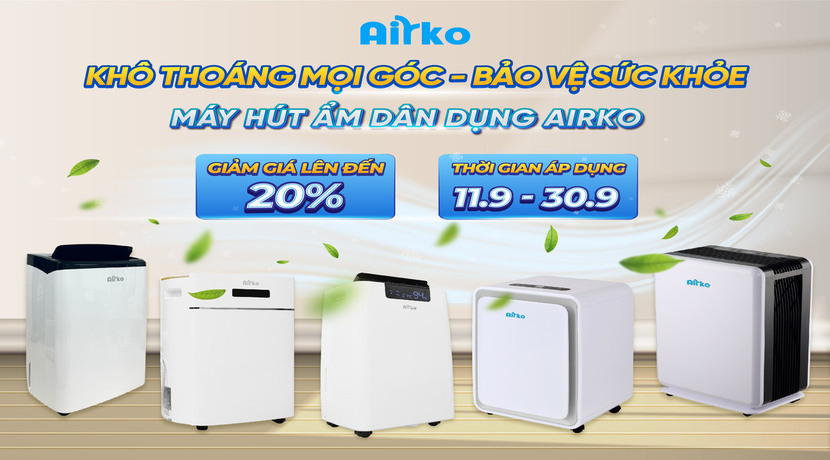 Máy hút ẩm dân dụng Airko