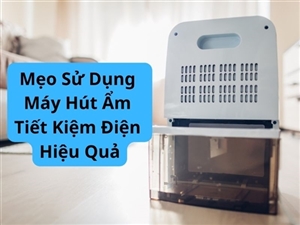 Mẹo Sử Dụng Máy Hút Ẩm Tiết Kiệm Điện Hiệu Quả