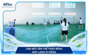 Làm Mát Sân Thể Thao Bằng Máy Lạnh Di Động: Linh Hoạt, Hiệu Quả