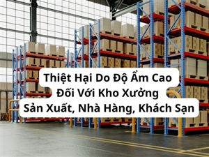 Thiệt Hại Do Độ Ẩm Cao Đối Với Kho Xưởng Sản Xuất, Nhà Hàng, Khách Sạn