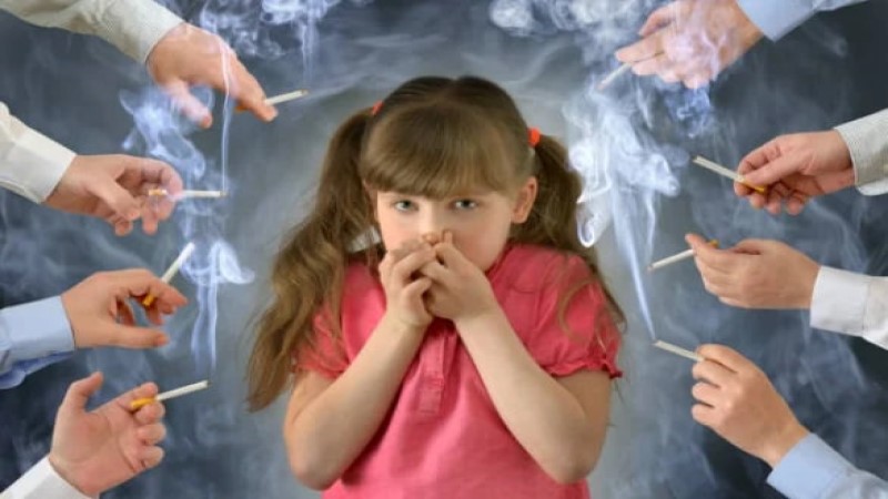tác hại của thuốc lá với trẻ em