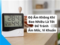 Độ Ẩm Không Khí Bao Nhiêu Là Tốt Để Tránh Ẩm Mốc, Vi Khuẩn